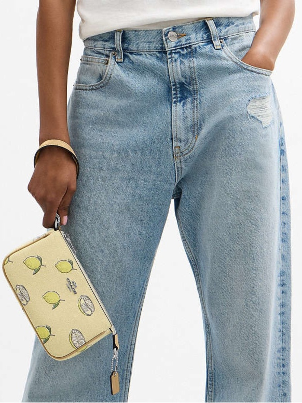 Coach Nolita 19 with Lemon Print • Style CAL26 • Shoulder Bag or Wristlet - Picture 11 of 15